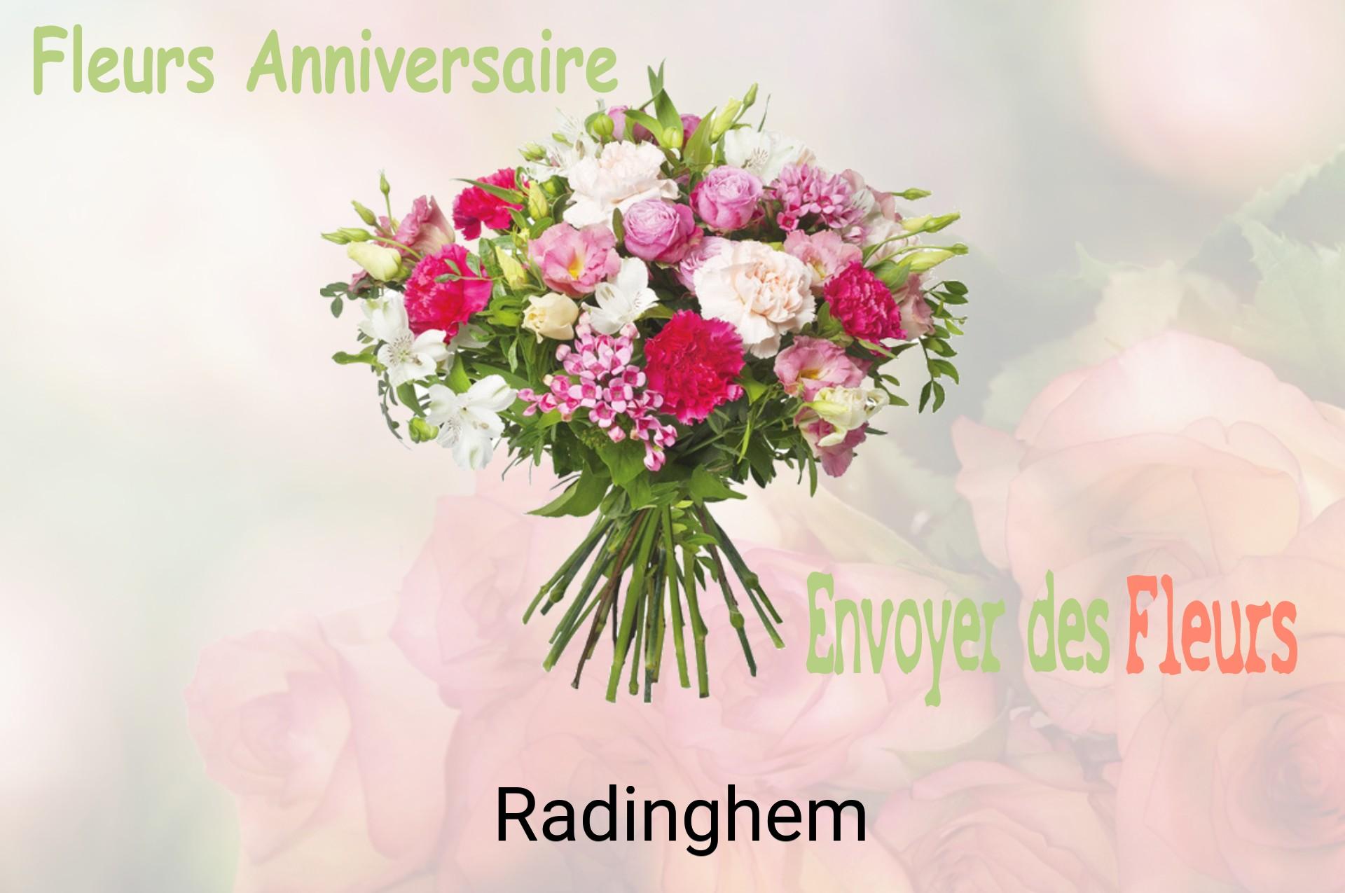 Bouquet de fleurs d’anniversaire livré à Radinghem